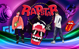 潮流嘻哈背景设计