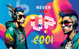 潮流帅哥壁画设计