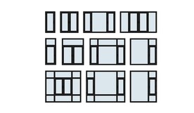 建筑窗户su模型