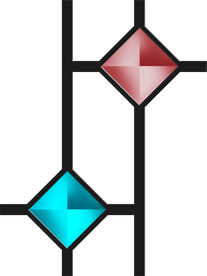 高清分层透明底平开门饰花打印图