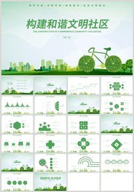 构建和谐文明社区环保PPT