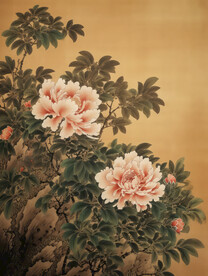 牡丹工笔画