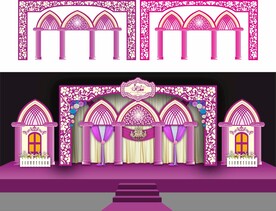 欧式婚礼主题  婚庆 门楼