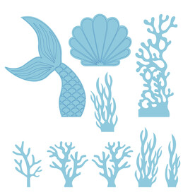 美人鱼生日派对珊瑚