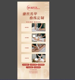 医美瘦身展板画面