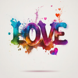 LOVE艺术字
