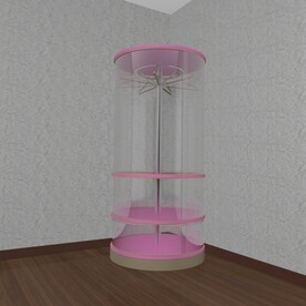 维尔历公主房衣柜模型