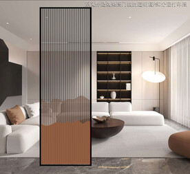 高清分层透明底平开门打印图