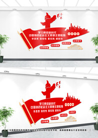 主题教育文化墙