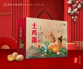 土鸡蛋包装 土特产礼盒