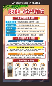 防灾减灾日沙尘暴预防