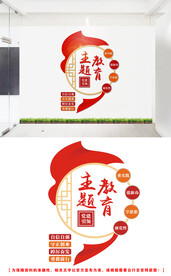 主题教育文化墙