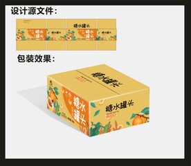 水果罐头包装 