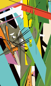 日式抽象装饰画