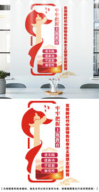 主题教育文化墙