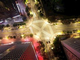 车流的延时摄影