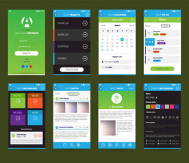 UI界面设计矢量