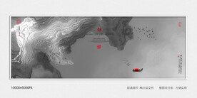 抽象禅意水墨画