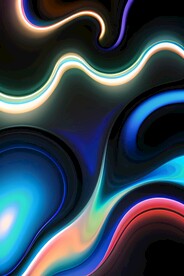 流体霓虹灯渐变抽象动态背景