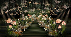 森系绿色婚礼效果图