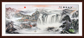 中堂画 客厅山水画
