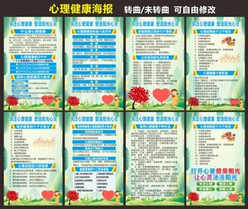 学校心理健康宣传海报