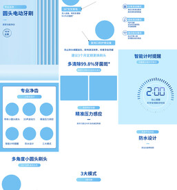 纳米电动牙刷详情页产品描述