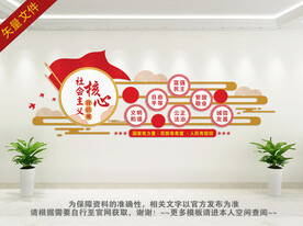 核心价值观文化墙