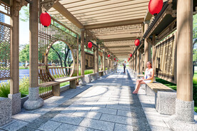 文化长廊效果图