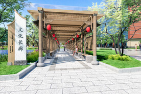 文化长廊效果图