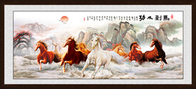 八骏全图
