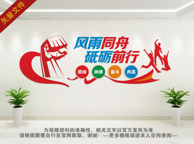 团队励志文化墙