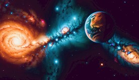 绚丽宇宙素材 手绘素材