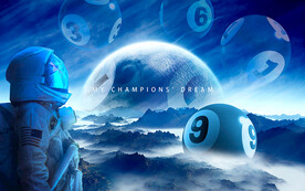 太空系列台球梦幻壁画设计