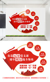 五星党支部文化墙