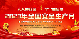 安全生产月活动展板