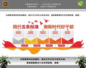 好干部五条标准文化墙