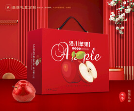 苹果包装 红富士礼盒