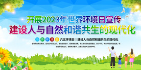 世界环境日展板