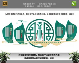 党风廉政反腐倡廉廉洁党建文化墙