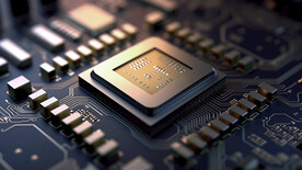 黑金配色科技芯片