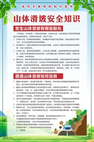 山体滑坡安全知识