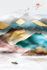 意境山水画