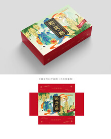 手绘松花粉包装