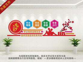 学党史背景墙
