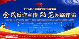 电信网络诈骗法展板