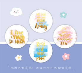 小圆镜 圆卡 吊牌