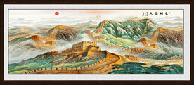 长城山水画