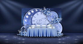 星空婚礼签到区