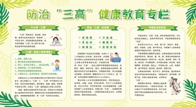 防治三高健康教育专栏